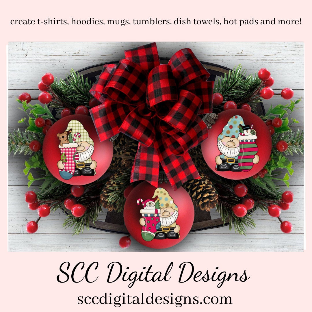 Whimsical Gnome Christmas Stocking Exclusive Clipart, Santa, Gingerbread, Mouse, Bear, Candy, Scrapbook Elements, Instant Download, Commercial Use, Clip Art PNG Set, T-Shirt & Hoodie Design, Craft Supplies, Scrapbook Elements, Personal Use  Our clipart files come to you as 300 dpi PNG images.