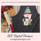 Elf Gnomes Christmas Coffee Clipart, Cocoa Mug, DIY Gift for Her, Holiday Cookie, Xmas Home Decor, Instant Download, Commercial Use PNG, Exclusive Clip Art Set