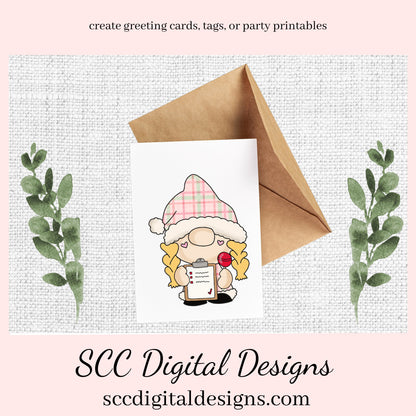 Breast Cancer Girl Gnomes Exclusive Clipart, Medical Chart, Stethoscope Motivational Quote, Instant Download, Commercial Use, Exclusive Clip Art PNG Set, T-Shirt & Hoodie Design, Craft Supplies, Scrapbook Elements, Personal Use  Our clipart files come to you as 300 dpi PNG images.   