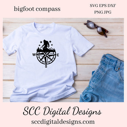 Believe in Bigfoot SVG, Sasquatch Decal, Man Cave Sign, Big Foot Sticker, DIY Gift for Him, Cricut Designs, Commercial Use PNG