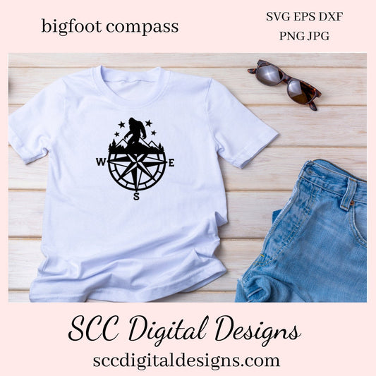 Believe in Bigfoot SVG, Sasquatch Decal, Man Cave Sign, Big Foot Sticker, DIY Gift for Him, Cricut Designs, Commercial Use PNG