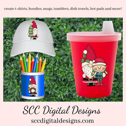 Our Clipart collections are great to create home decor, coffee mugs, tumblers, t-shirts, hoodies, kitchen towels, hot pads, and so much more!  Christmas Gnome PNG, St Nick, Elf, Xmas Tree, Holiday Wreath, Santa's Sleigh, DIY Gift for Her, DIY Printables, Exclusive Clipart Set, Instant Download, Commercial Use Clip Art, Scrapbook Elements, Craft Supplies, Scrapbook Elements, Personal Use