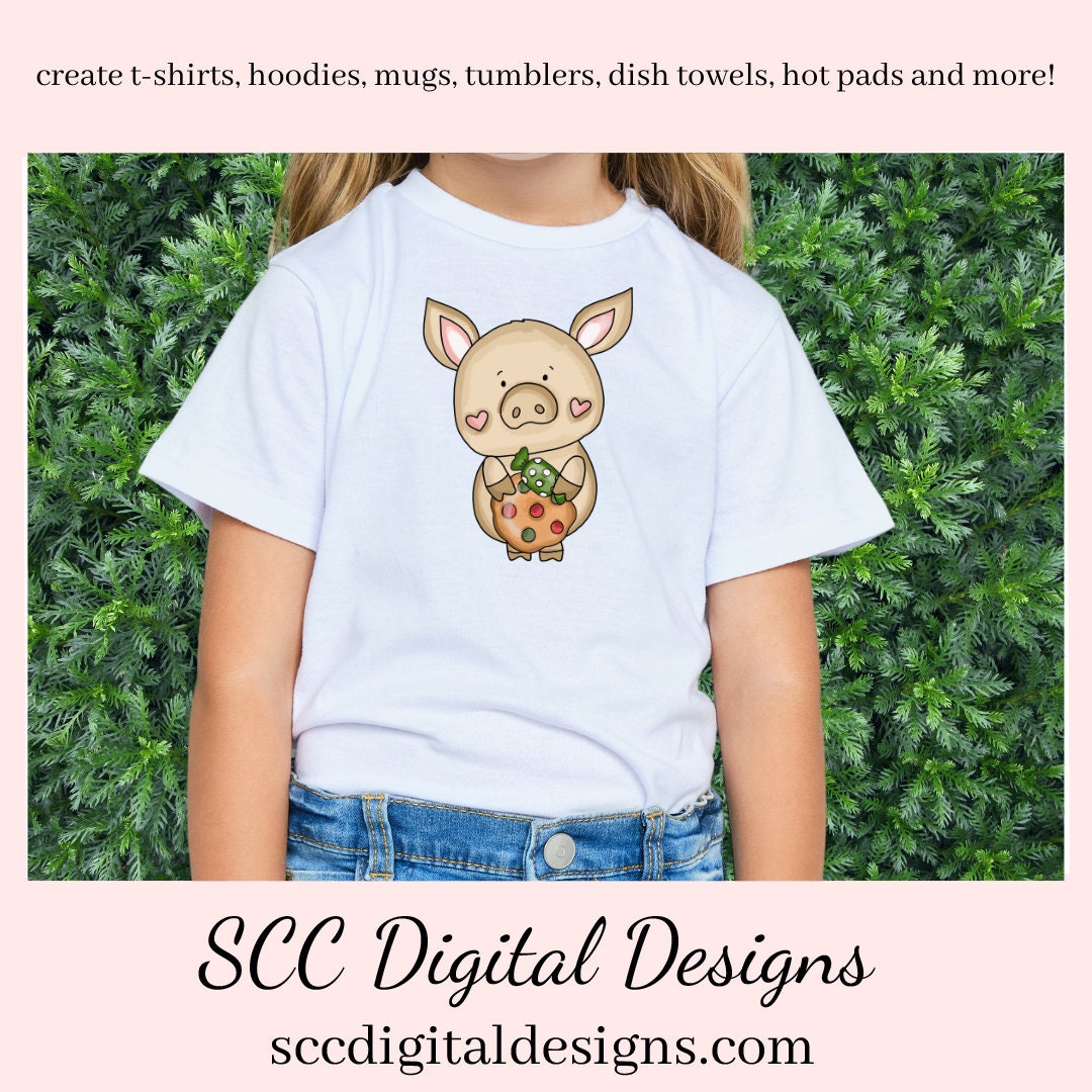 Pig PNG, Christmas Treats, Xmas Cookies, Holiday Candy, DIY Gift for Her, DIY Printables, Exclusive Clipart Set, Instant Download, Commercial Use Clip Art, Scrapbook Elements, Craft Supplies, Scrapbook Elements, Personal Use, Piggy Lover Gifts