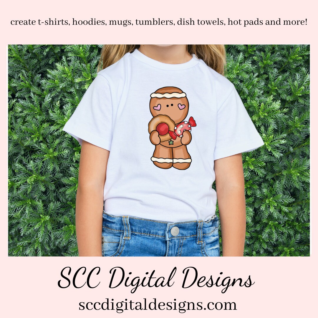 Our Clipart collections are great to create home decor, coffee mugs, tumblers, t-shirts, hoodies, kitchen towels, hot pads, and so much more!  Gingerbread PNG, Christmas Cookies Holiday Treat, Xmas Candy, DIY Gift for Her, DIY Printables, Exclusive Clipart Set, Instant Download, Commercial Use Clip Art, Scrapbook Elements, Craft Supplies, Scrapbook Elements, Personal Use