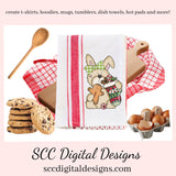 Rabbit PNG, Christmas Stockings, Xmas Cookies, Holiday Candy, DIY Gift for Her, DIY Printables, Exclusive Clipart Set, Instant Download, Commercial Use Clip Art, Scrapbook Elements, Craft Supplies, Personal Use, Christmas Clipart