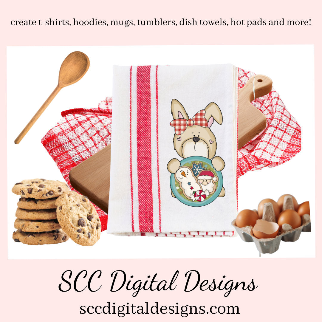 Rabbit PNG, Snowman, Snowmen, Xmas Cookies, Holiday Candy, Santa, Candy Cane, DIY Gift for Her, DIY Printables, Exclusive Clipart Set, Instant Download, Commercial Use Clip Art, Scrapbook Elements, Craft Supplies, Personal Use, Christmas Clipart