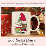 Christmas Gnome PNG, Cocoa Bomb, Chocolate Mug, DIY Gift for Her, DIY Printables, Exclusive Clipart Set, Instant Download, Commercial Use Clip Art, Scrapbook Elements, Craft Supplies, Personal Use, Christmas Clipart