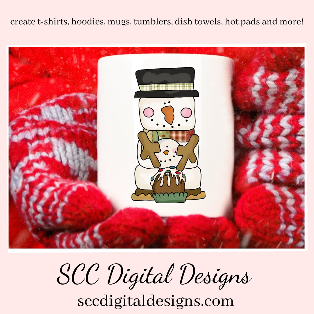 Smore Clipart, Cocoa Bombs, Chocolate Mug, Reindeer, DIY Gift for Her, DIY Printables, Exclusive Clipart Set, Instant Download, Commercial Use Clip Art, Scrapbook Elements, Craft Supplies, Personal Use, Christmas Clipart