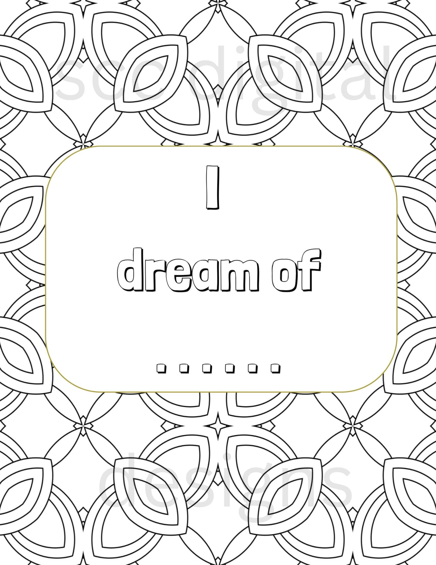 We have included quotes for every mood. Our geometric designs are ready for you to print, and easy to color. Each page is unique with a full page design, and quote. Use pages separately and/or add to your daily planner. Quotes are a great reminder to always believe in yourself! I use them daily!