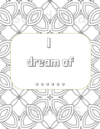 We have included quotes for every mood. Our geometric designs are ready for you to print, and easy to color. Each page is unique with a full page design, and quote. Use pages separately and/or add to your daily planner. Quotes are a great reminder to always believe in yourself! I use them daily!