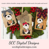 Panda PNG, Christmas Gingerbread, Xmas Cookies, Holiday Candy, DIY Gift for Her, DIY Printables, Exclusive Clipart Set, Instant Download, Commercial Use Clip Art, Scrapbook Elements, Craft Supplies, Personal Use, Christmas Clipart, Panda Bear