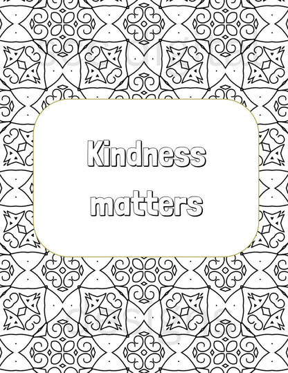 Adult Coloring Pages 3, Mandala Printable Wall Art, Geometric Shapes, Print at Home, Inspirational Quotes, Fun Educational, Instant Download, Personal Use Instant Download, Personal Use