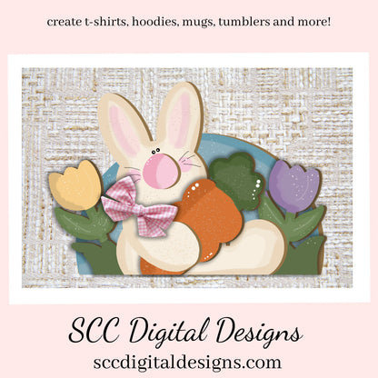 Easter T-Shirt Designs, Bunny PNG for Sublimation, Tulips PNG, Easter Clipart for Kids, Clip Art for Commercial Use, DIY Gift for Girls, Instant Download, Commercial Use Art, Clip Art PNG, Digi Scrap, Craft Supplies, Scrapbook Elements, 3d png Image