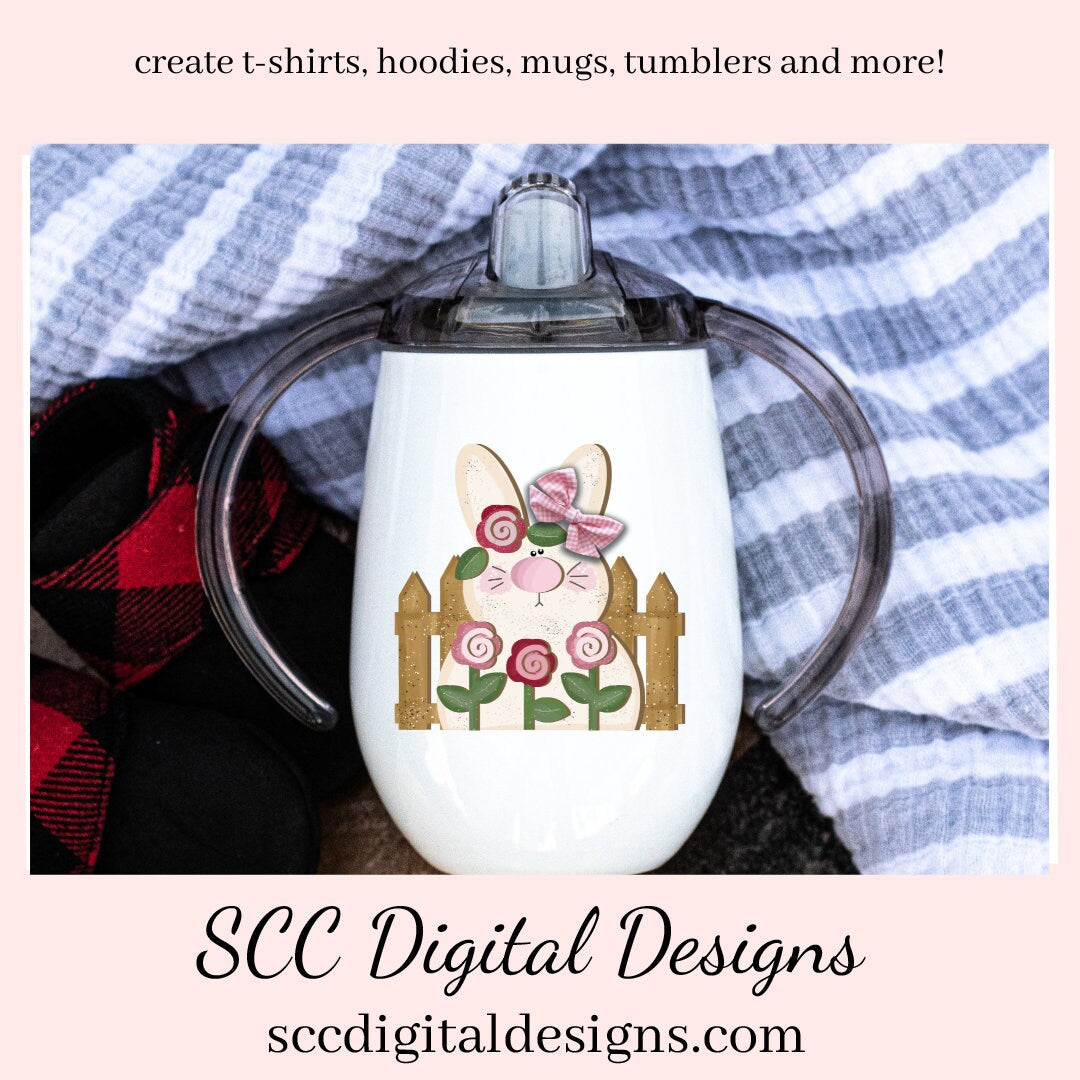 Spring Bunny Clipart, DIY Gift for Girls, Bunny PNG for Sublimation, Pink Flower, Pastel Flowers Wall Art, Clip Art for Commercial Use, Instant Download, Commercial Use Art, Clip Art PNG, Digi Scrapping Clipart, Craft Supplies, Scrapbook Elements, 3d png Image