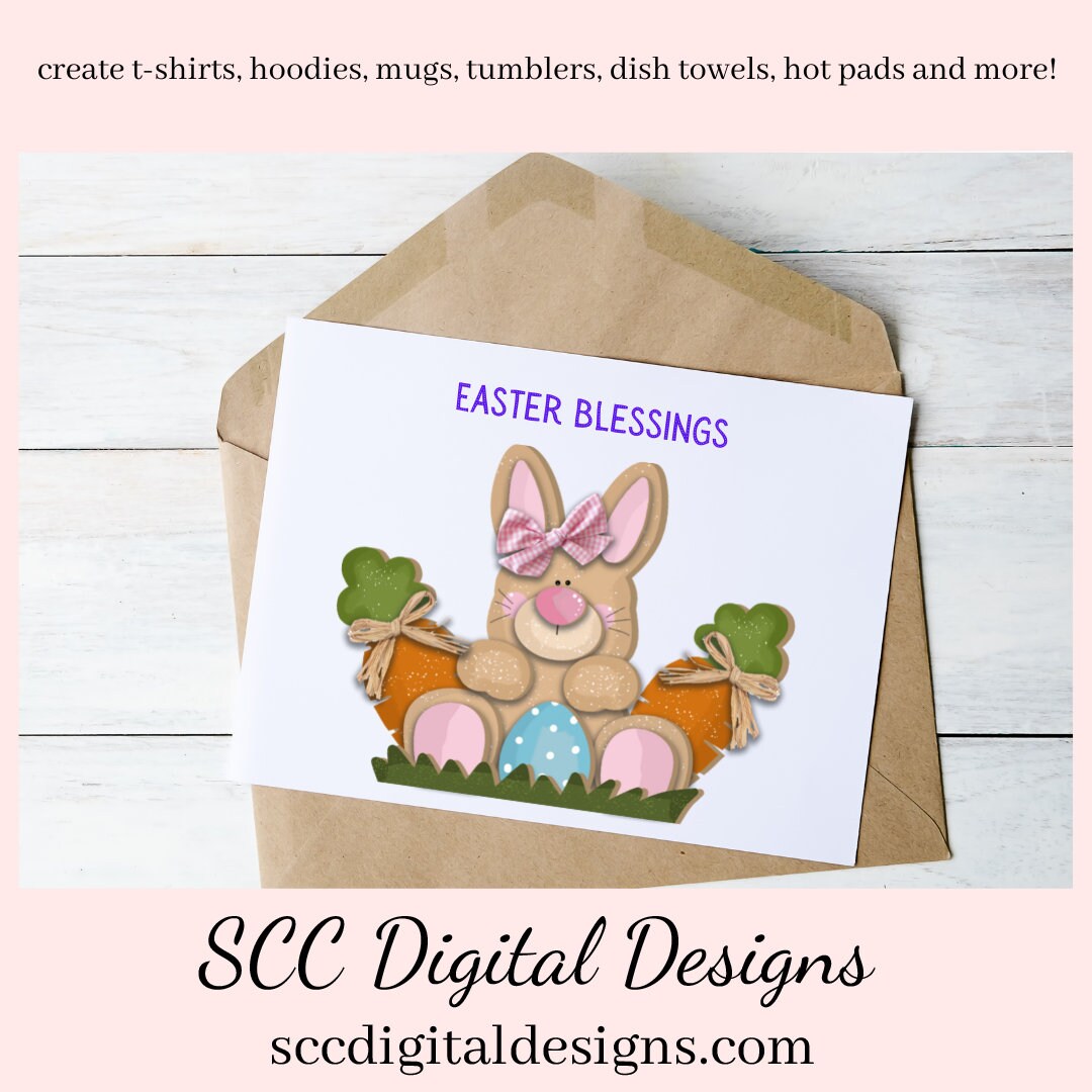 Easter Egg Bunny PNG, DIY Gifts for Girls, Babies Room Decor, Bunny PNG for Sublimation, Easter T-shirt Designs, Clip Art for Commercial Use, Digi Scrapping Clipart, Craft Supplies, Scrapbook Elements, Colored Eggs, Carrots Clipart