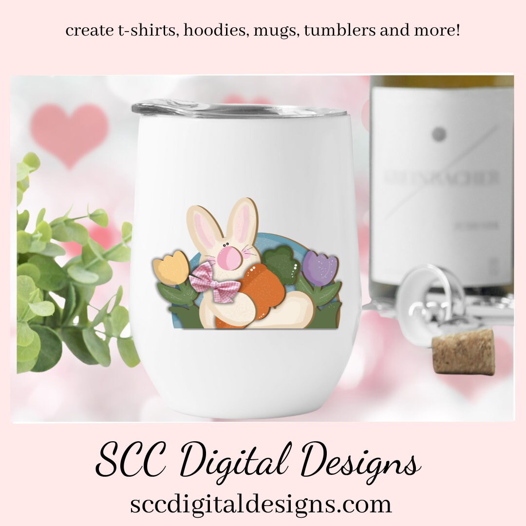 Easter T-Shirt Designs, Bunny PNG for Sublimation, Tulips PNG, Easter Clipart for Kids, Clip Art for Commercial Use, DIY Gift for Girls, Instant Download, Commercial Use Art, Clip Art PNG, Digi Scrap, Craft Supplies, Scrapbook Elements, 3d png Image