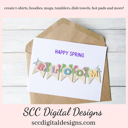 Love Blooms Here PNG, DIY Gift for Her, Pastel Flowers Wall Art, Blue Bird Clipart, Spring PNG for Tumblers, Clip Art for Commercial Use, Digi Scrapping Clipart, Craft Supplies, Scrapbook Elements, Plant Mom PNG