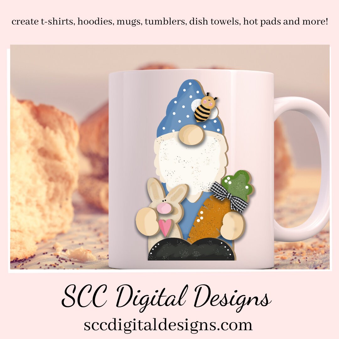 Happy Easter PNG, DIY Gifts for Girls, Babies Room Decor, Gnome Lover Shirt, Bunny PNG for Sublimation, Bee Clip Art for Commercial Use, Digi Scrapping Clipart, Craft Supplies, Scrapbook Elements, Bumble Bees, Carrots Clipart