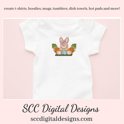 Easter Egg Bunny PNG, DIY Gifts for Girls, Babies Room Decor, Bunny PNG for Sublimation, Easter T-shirt Designs, Clip Art for Commercial Use, Digi Scrapping Clipart, Craft Supplies, Scrapbook Elements, Colored Eggs, Carrots Clipart
