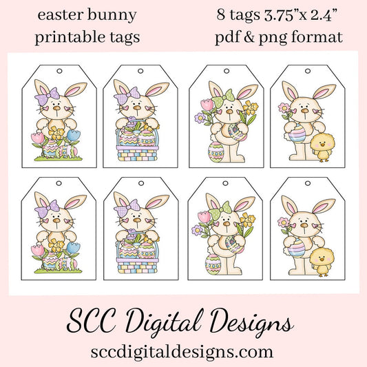 Our printable tags are great to use as gift tags, hostess party gift tag, or kid's holiday school social that you print at home. Each Tag is approximately 2.4" x 3.75" each.   Easter Gift Tags for Kids, Print at Home Gift Tag, Easter Bunny, Colored Eggs, Student Teacher Gift, DIY Easter Cards, Cute Animals, Easter Treat Tags, Instant Download, Easter Favor Tags, Basket Decor