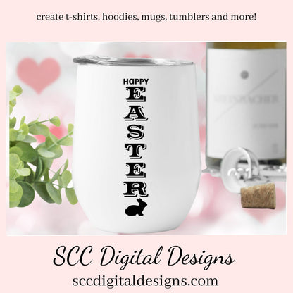 Our Happy Easter Vertical SVG is great for all of your projects this holiday season. Create diy front door signs, or a diy gift for her. Our PNG files are also commercial use art. Our SVGs are great to create home decor, coffee mugs, tumblers, t-shirts, hoodies, kitchen towels, hot pads, and so much more! SVG designs for home decor, for tumblers