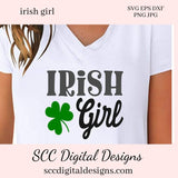 Our Irish Girl SVG is great for all of your projects this holiday season. Create diy front door signs, or a diy gift for her. Our PNG files are also commercial use art.