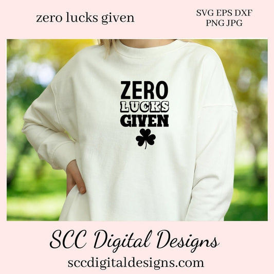 Our zero lucks given SVG is great for all of your projects this holiday season. Create diy front door signs, or a diy gift for her or him. Our PNG files are also commercial use art.