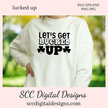 Our let's get lucked up SVG is great for all of your projects this holiday season. Create diy front door signs, or a diy gift for her or him. Our PNG files are also commercial use art.