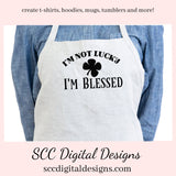 Our I'm Not Lucky, I'm Blessed SVG is great for all of your projects this holiday season. Create diy front door signs, or a diy gift for her or him. Our PNG files are also commercial use art.