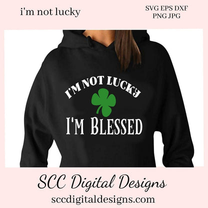 Our I'm Not Lucky, I'm Blessed SVG is great for all of your projects this holiday season. Create diy front door signs, or a diy gift for her or him. Our PNG files are also commercial use art.