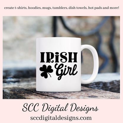 Our Irish Girl SVG is great for all of your projects this holiday season. Create diy front door signs, or a diy gift for her. Our PNG files are also commercial use art.