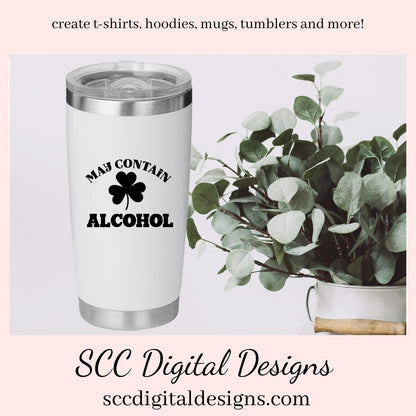 Our may contain alcohol SVG is great for all of your projects this holiday season. Create diy front door signs, or a diy gift for her or him. Our PNG files are also commercial use art.