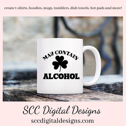 Our may contain alcohol SVG is great for all of your projects this holiday season. Create diy front door signs, or a diy gift for her or him. Our PNG files are also commercial use art.