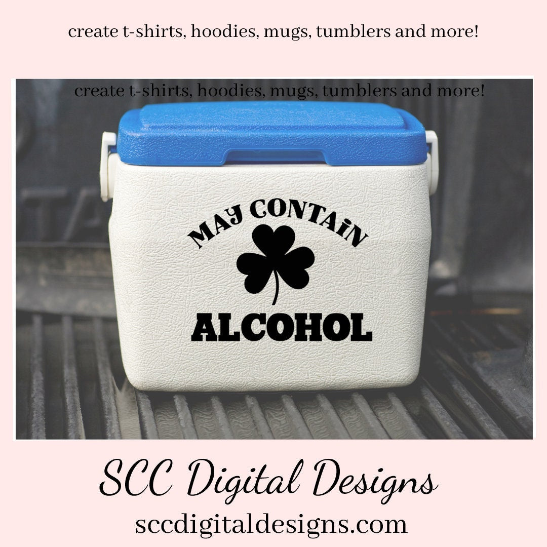 Our may contain alcohol SVG is great for all of your projects this holiday season. Create diy front door signs, or a diy gift for her or him. Our PNG files are also commercial use art.