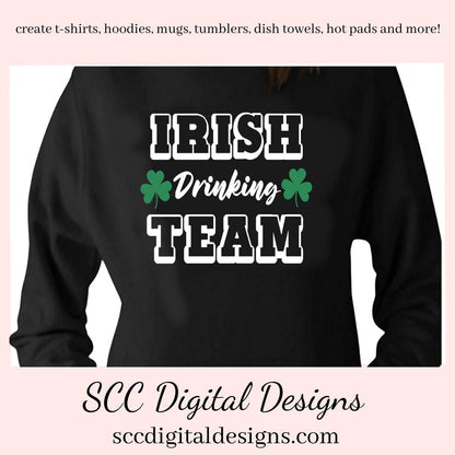 Our Irish Drinking Team SVG is great for all of your projects this holiday season. Create diy front door signs, or a diy gift for her or him. Our PNG files are also commercial use art.