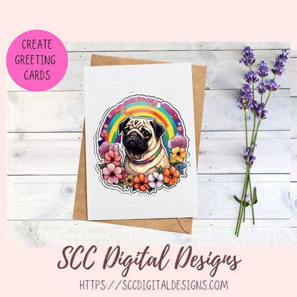 Cute Pug Stickers, Add a Touch of Charm to Your Planners, Planning Addict Obsessed with Embellishments,