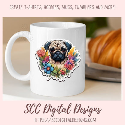 Cute Pug Stickers, Add a Touch of Charm to Your Planners, Planning Addict Obsessed with Embellishments,