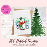 Whimscial Christmas Stickers for Digital or Paper Planners, Santa's Elves Pre-Cropped Clipart Printable Stickers for Women & Junk Journals