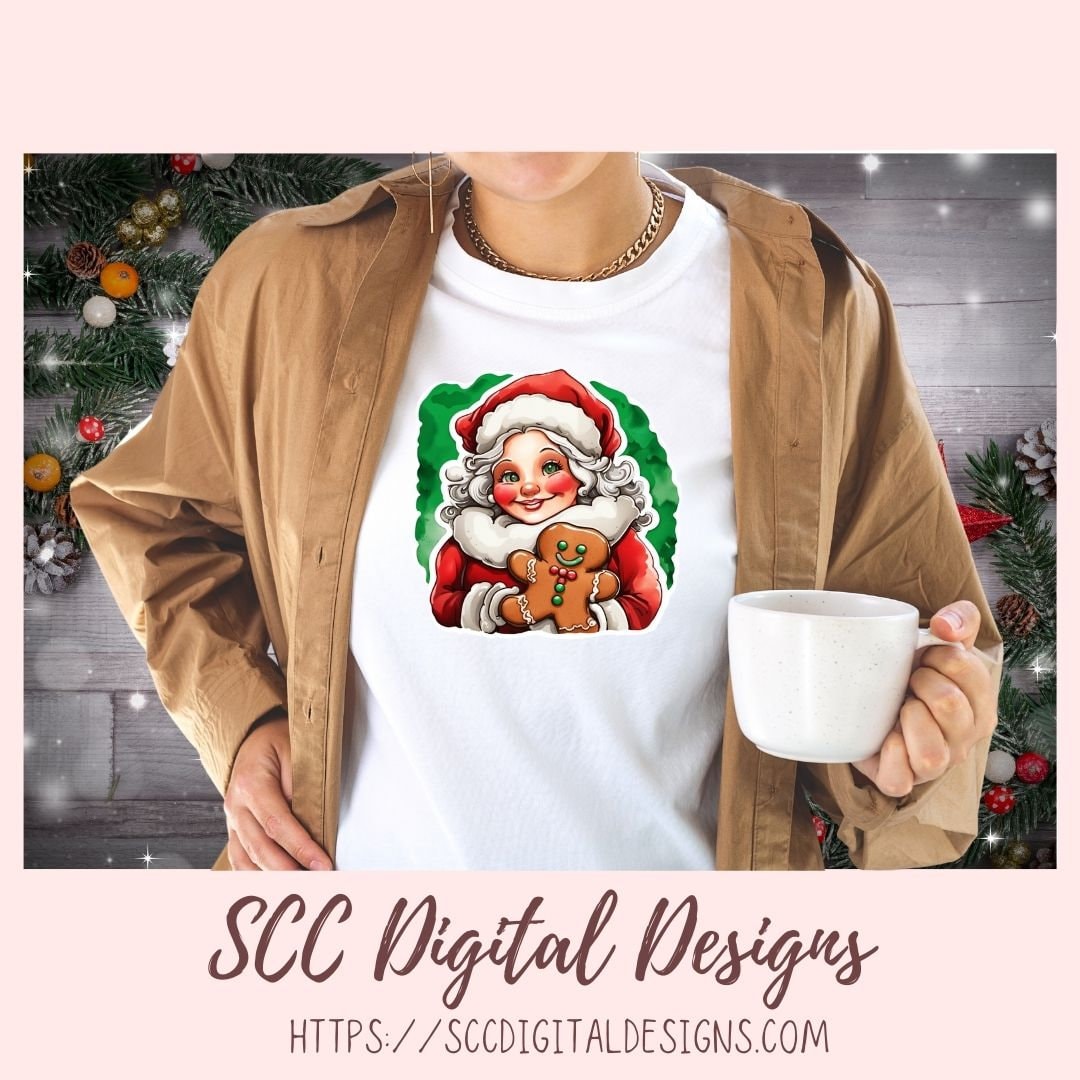 Whimscial Christmas Stickers for Digital or Paper Planners, Santa's Elves Pre-Cropped Clipart Printable Stickers for Women & Junk Journals