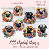 Cute Pug Stickers, Add a Touch of Charm to Your Planners, Planning Addict Obsessed with Embellishments,