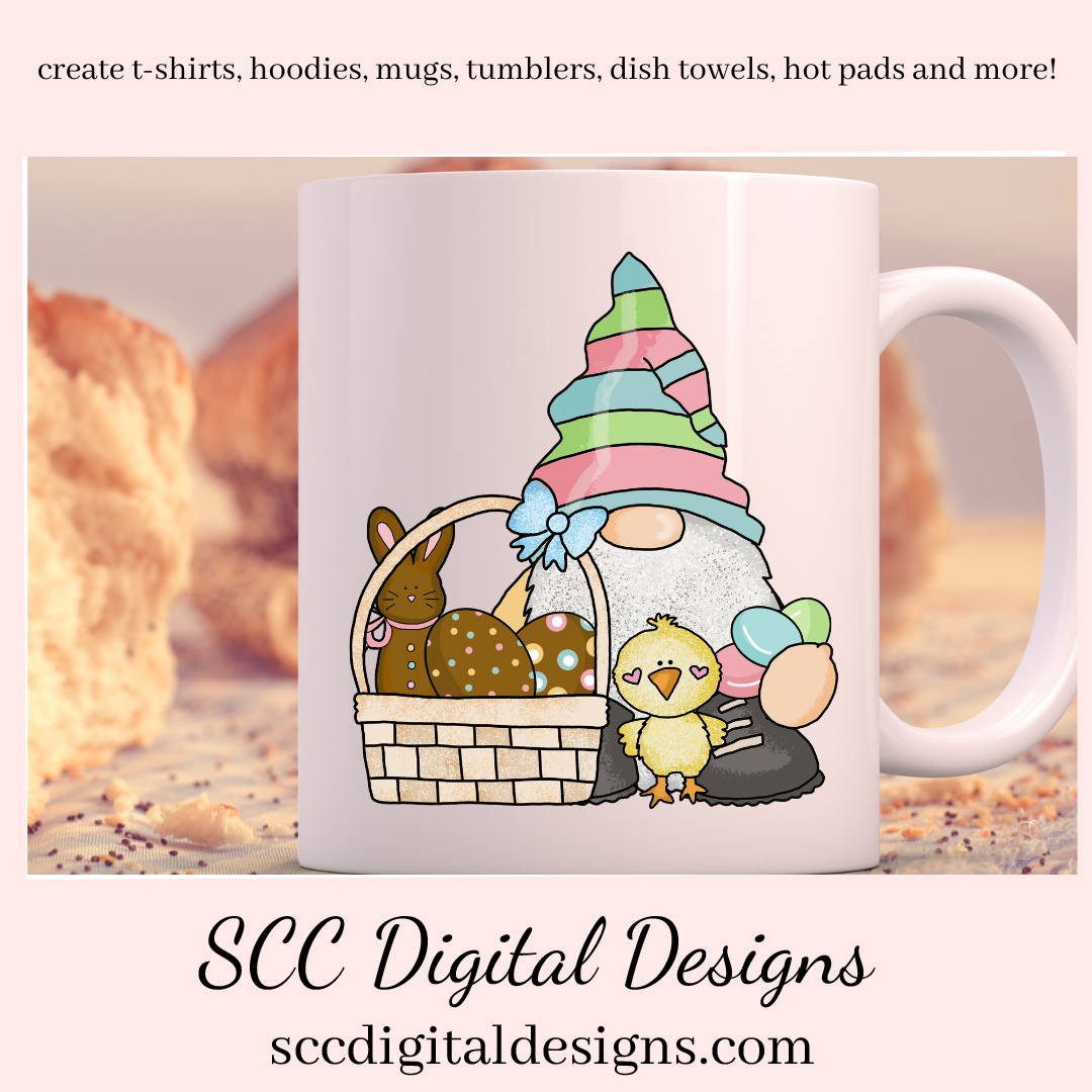 Our Easter gnome clipart with colored eggs and chocolate bunnies is an instant download and is great to make diy Easter gifts, gnome png for tumblers, and stickers, Easter t-shirts & hoodies for kids, and so much more! Clipart for Stickers, DIY Gift for Her, Easter Designs, Spring Clipart png, Gnome lover Gift, Bunny Clip Art, Colored Eggs & chick