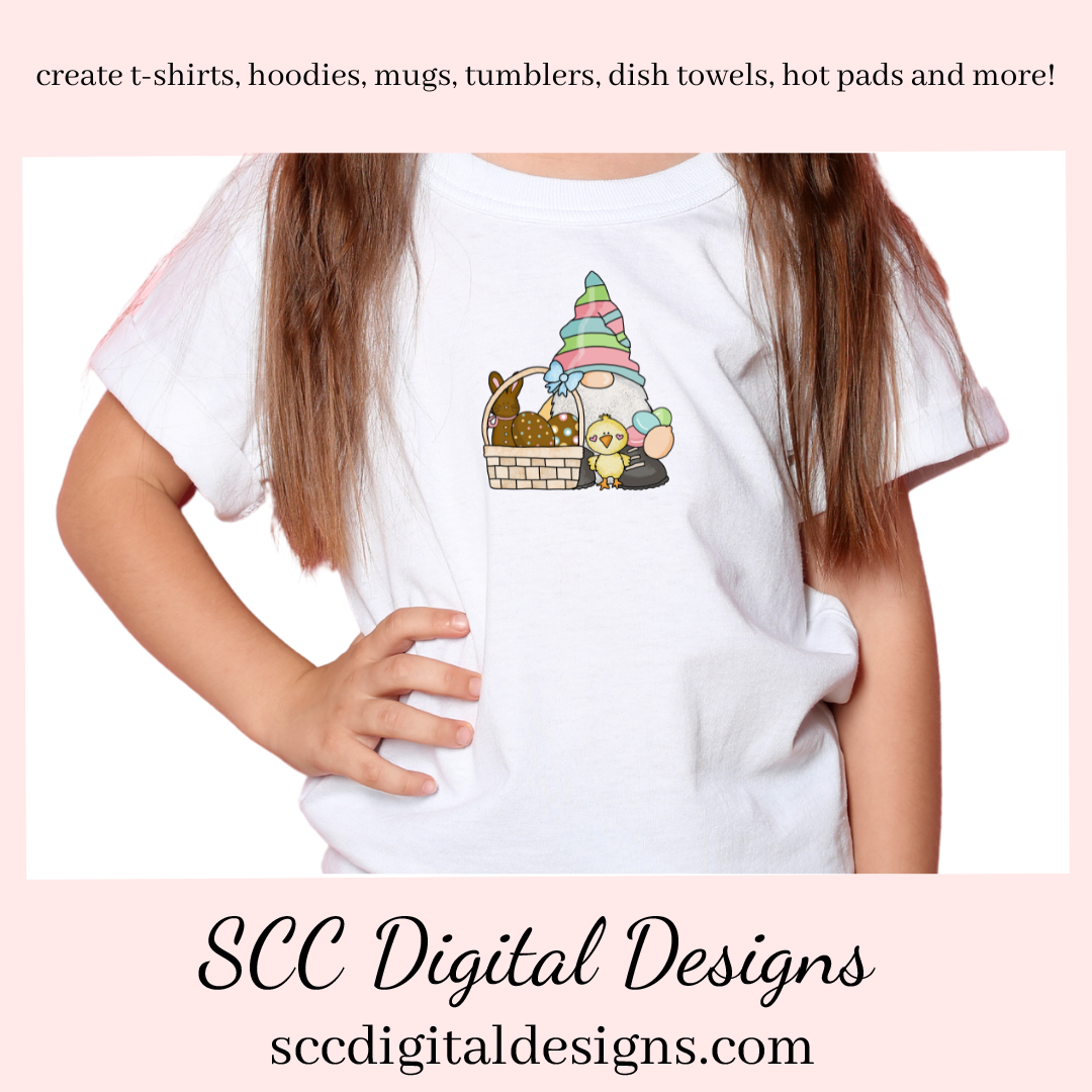 Our Easter gnome clipart with colored eggs and chocolate bunnies is an instant download and is great to make diy Easter gifts, gnome png for tumblers, and stickers, Easter t-shirts & hoodies for kids, and so much more! Clipart for Stickers, DIY Gift for Her, Easter Designs, Spring Clipart png, Gnome lover Gift, Bunny Clip Art, Colored Eggs & chick