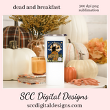 Dead and Breakfast Sublimation Clipart, Pumpkins, Haunted House, Black Cat, Crow, Primitive Wall Art, Instant Download, Commercial Use, Clip Art Set DIY Party Printables, T-Shirt & Hoodie Design, Craft Supplies, Scrapbook Elements, Personal Use