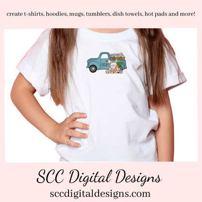 Our Easter egg clipart with colored eggs and an Old Truck is an instant download and is great to make diy Easter gifts, bunny png for tumblers, and stickers, Easter t-shirts & hoodies for kids, and so much more! Clipart for Stickers, DIY Gift for Her, Easter Designs, Spring Clipart png, Bunny Clip Art, Colored Eggs