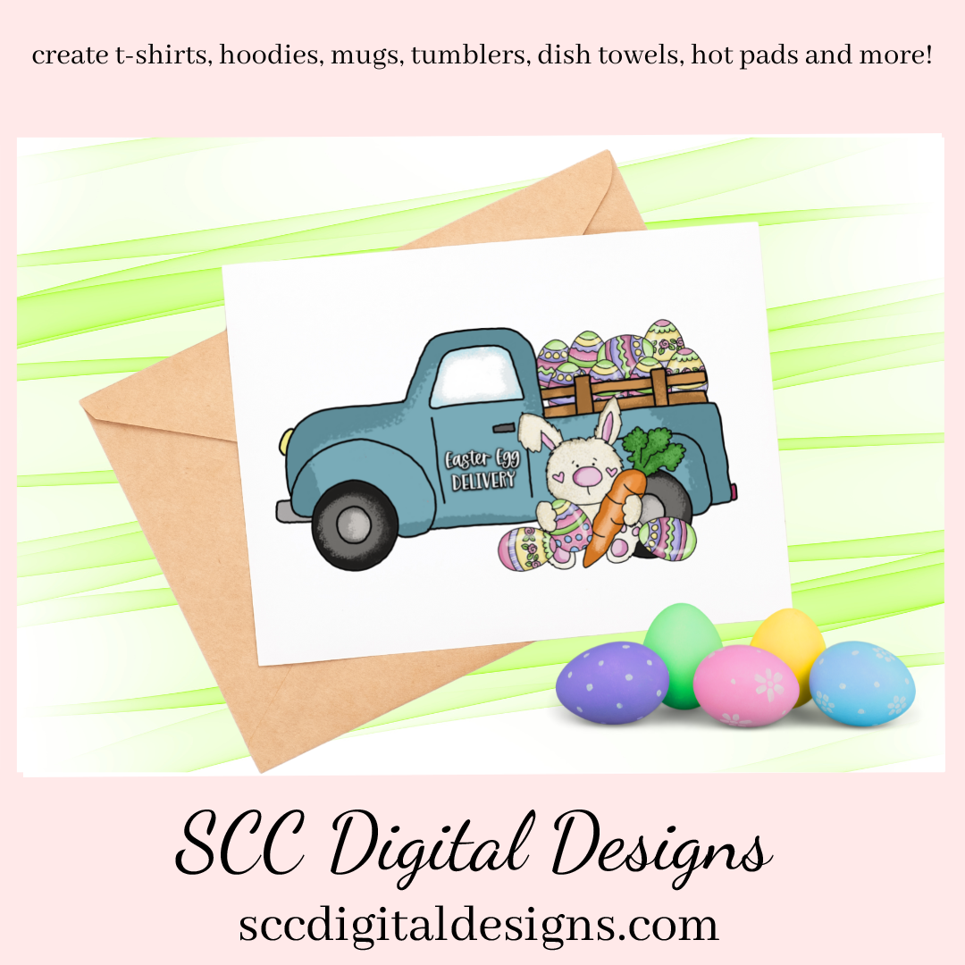 Our Easter egg clipart with colored eggs and an Old Truck is an instant download and is great to make diy Easter gifts, bunny png for tumblers, and stickers, Easter t-shirts & hoodies for kids, and so much more! Clipart for Stickers, DIY Gift for Her, Easter Designs, Spring Clipart png, Bunny Clip Art, Colored Eggs