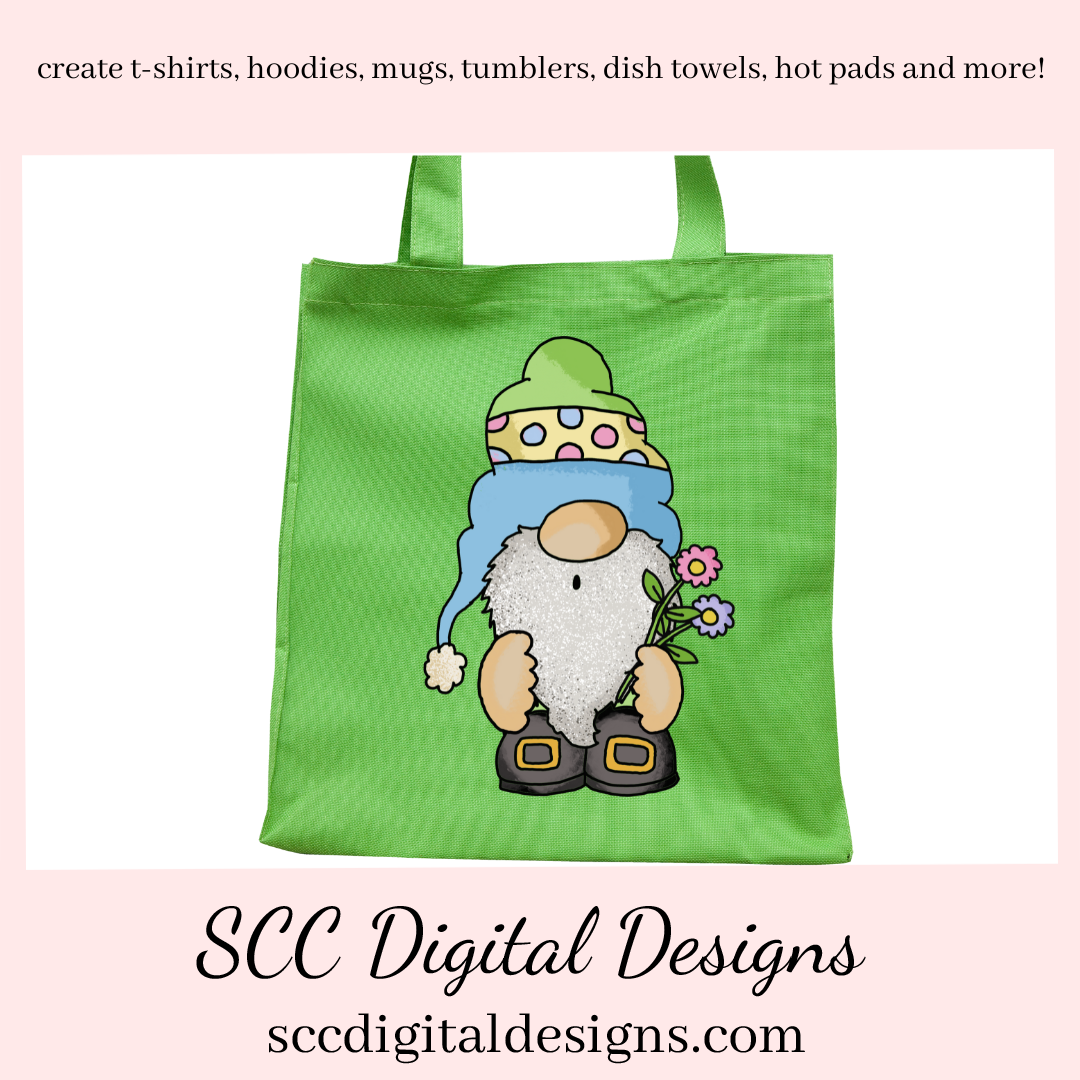 Easter Gnomes Clipart, Gnome PNG for Tumblers, Bunny Clip Art, Clipart for Stickers, DIY Gift for Her, Colored Eggs, Chick, Instant Download