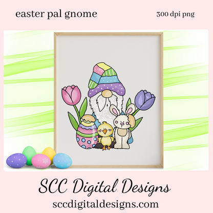 Our Easter gnome clipart is great to create holiday home decor, coffee mugs, gnome png for tumblers, and stickers, t-shirts & hoodies for kids, and so much more! Clipart for Stickers, DIY Gift for Her, Colored Eggs, Chick, Instant Download, DIY Easter Gifts, Easter Designs, Spring Clipart png, Gnome lover Gift