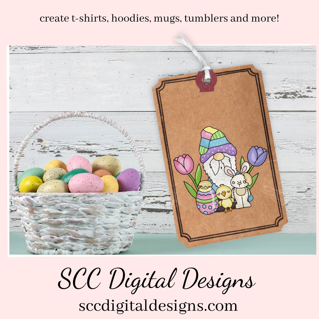 Our Easter gnome clipart is great to create holiday home decor, coffee mugs, gnome png for tumblers, and stickers, t-shirts & hoodies for kids, and so much more! Clipart for Stickers, DIY Gift for Her, Colored Eggs, Chick, Instant Download, DIY Easter Gifts, Easter Designs, Spring Clipart png, Gnome lover Gift