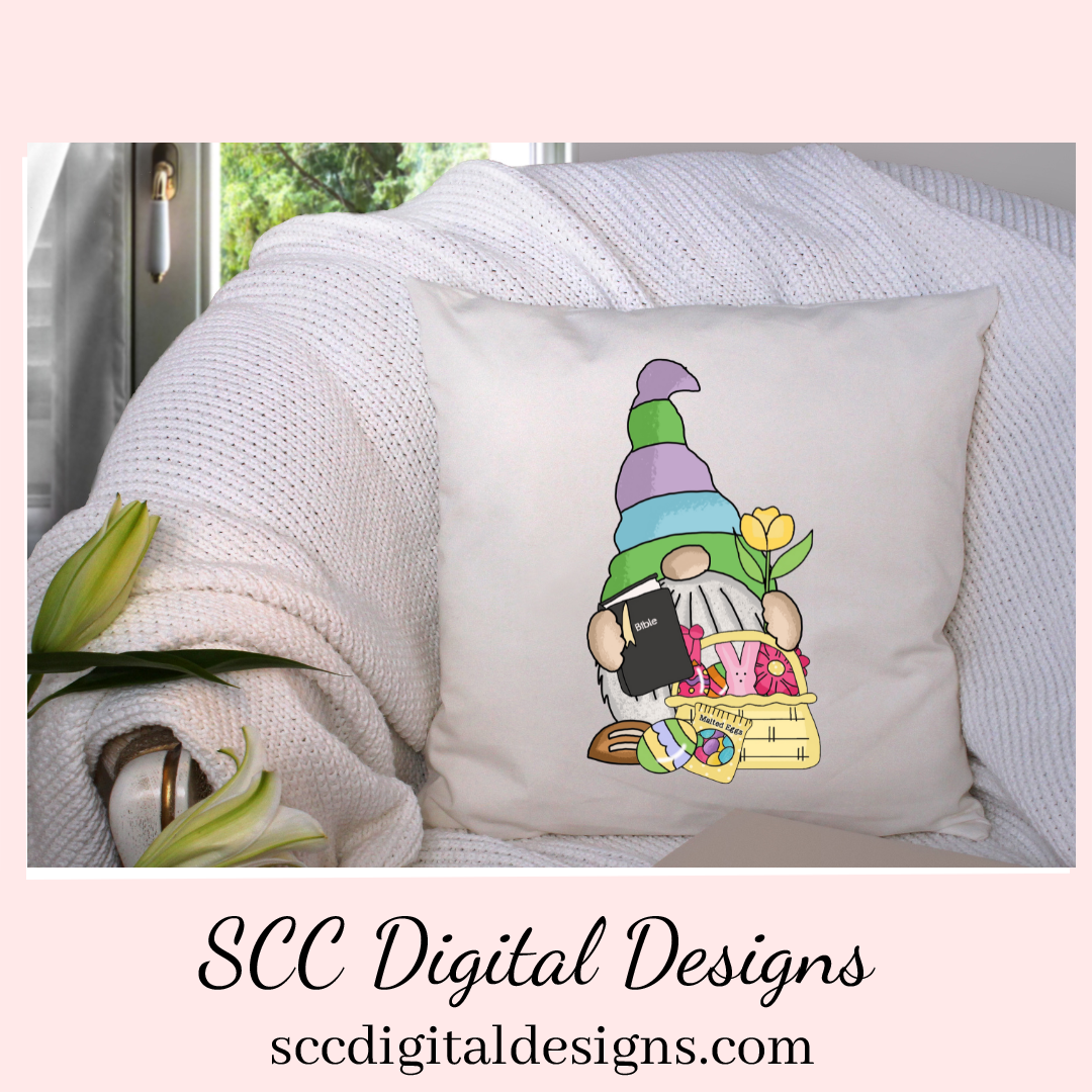 Our Easter gnome clipart with colored eggs and Easter baskets is an instant download and is great to make diy Easter gifts, gnome png for tumblers, and stickers, Easter t-shirts & hoodies for kids, and so much more! Clipart for Stickers, DIY Gift for Her, Easter Designs, Spring Clipart png, Gnome lover Gift, Colored Eggs & chick