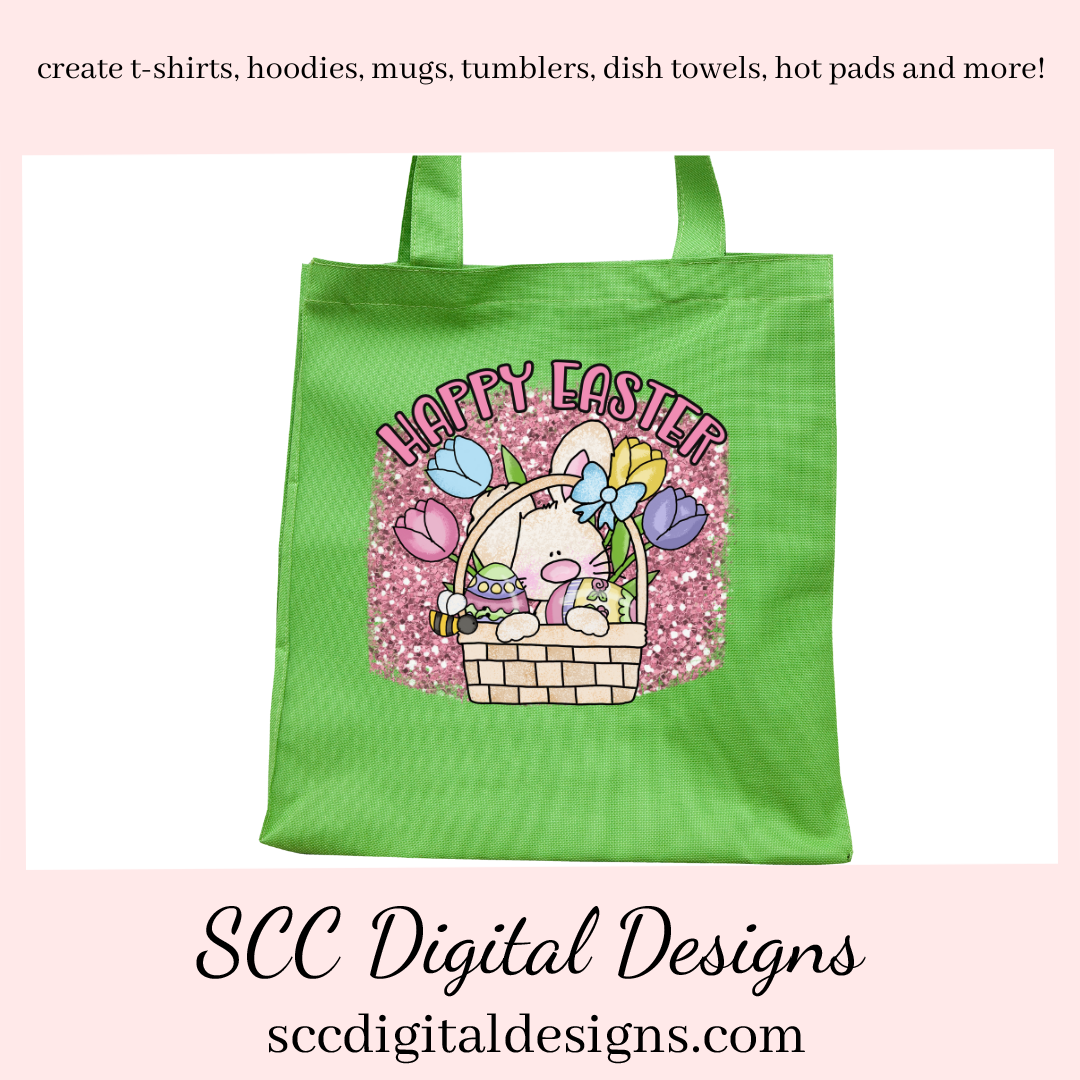 Our Easter Bunny Clipart is great to create holiday home decor, clip art to create tumblers and stickers & more. Our little rabbit png is adorable with colored eggs, spring tulips, bumble bees, and a little chick would make adorable diy Easter gifts. Our clipart makes great diy gifts for her, is instant download after payment. Easter Designs, Commercial Use Art